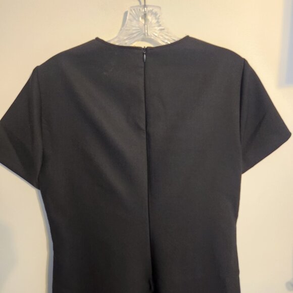 Zara | Women's Classic Little Black Mini Cocktail Dress (US Size Large) - Picture 6 of 10